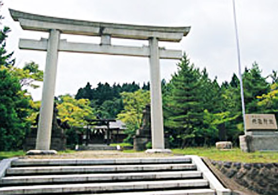 北館大学助利長　北舘神社